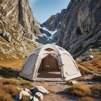 Tenda Kubah Peneduh Pantai